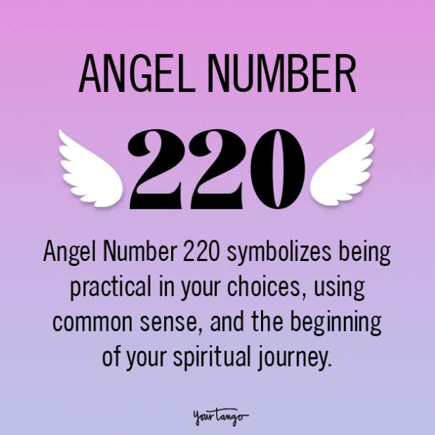 Angel Number 220 meaning