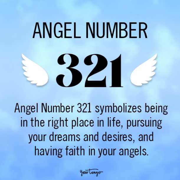 Angel Number 321 meaning