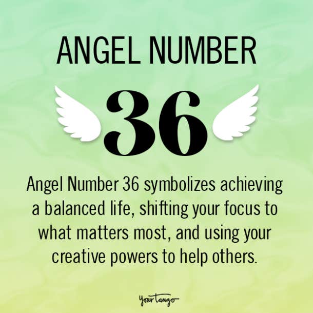 angel number 36 meaning
