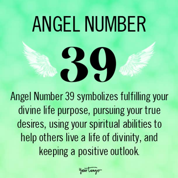 angel number 39 meaning