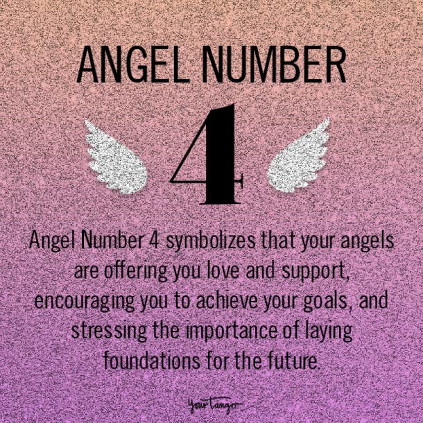 angel number 4 meaning