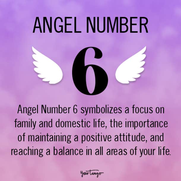 angel number 6 meaning