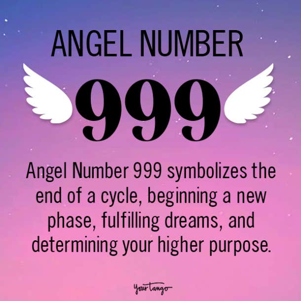 angel number 999 meaning