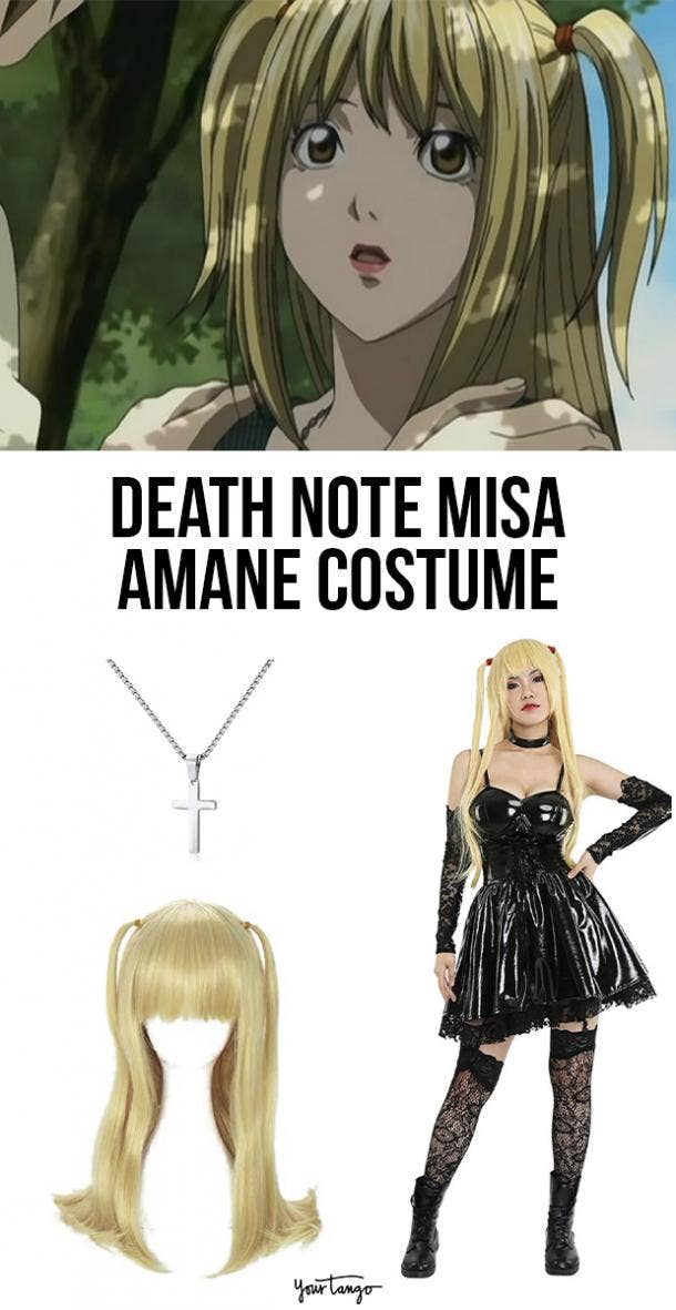 Misa Amane Black Dress Death Note Costume 