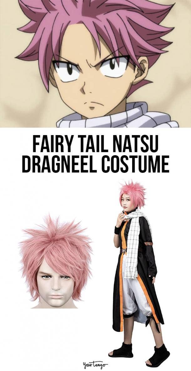 Natsu Dragneel Fairy Tail Uniform Costume 