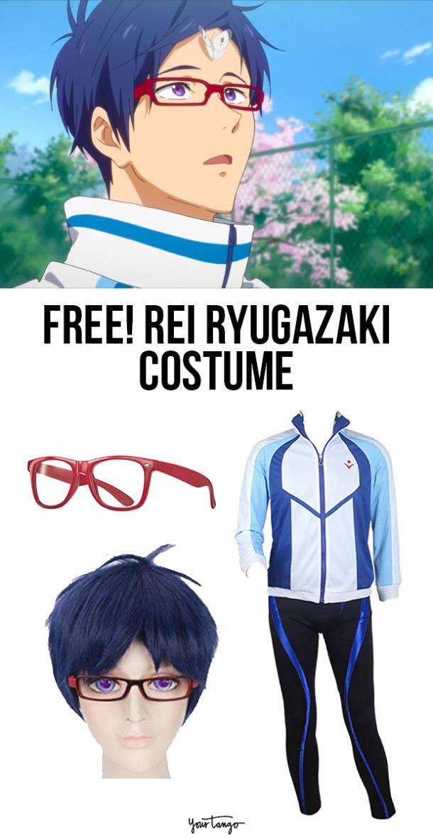 Rei Ryugazaki Swimmer Halloween Costume 