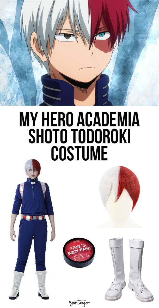 Shoto Todoroki Blue My Hero Academia Halloween Costume 