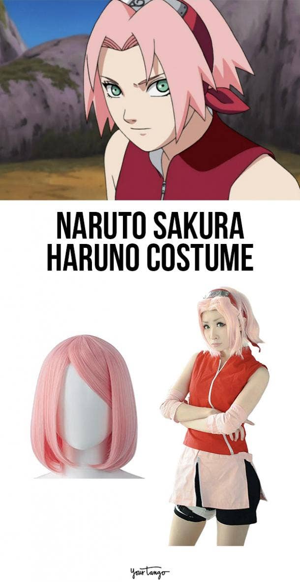 Sakura Haruno Red Naruto Halloween Costume Idea