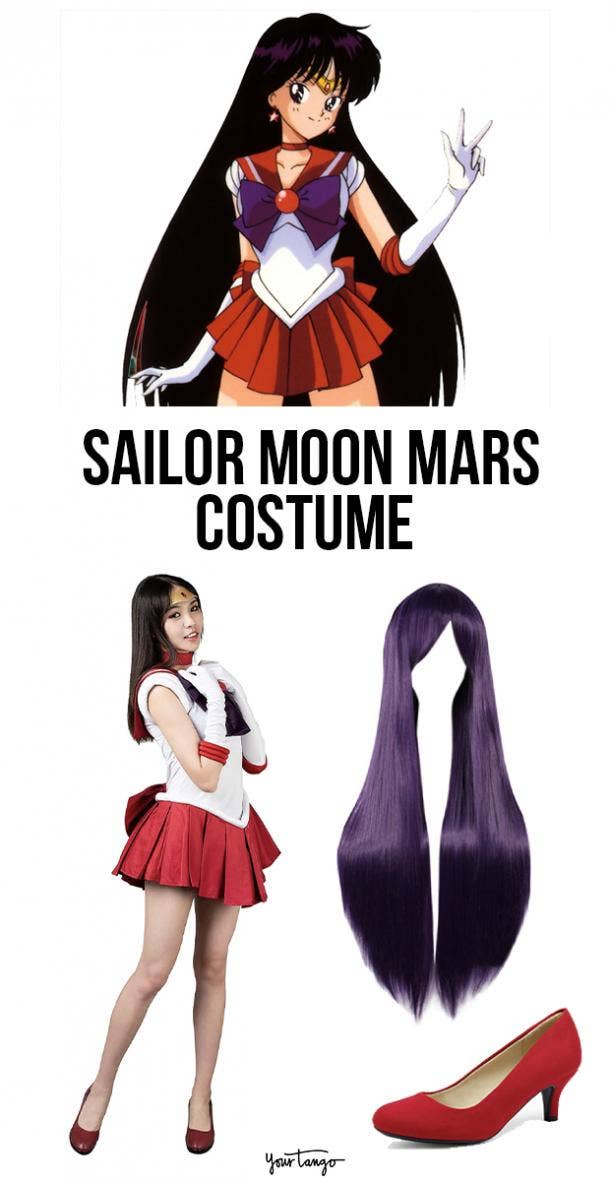 Sailor Mars Hino Rei Red Sailor Senshi Halloween Costume Idea