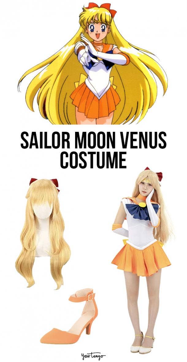 Sailor Venus Minako Aino Orange Sailor Senshi Halloween Costume Idea