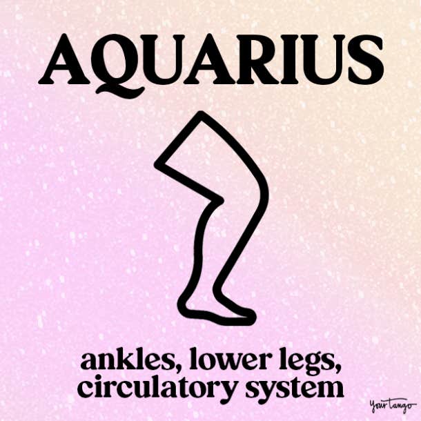 aquarius ruling body part