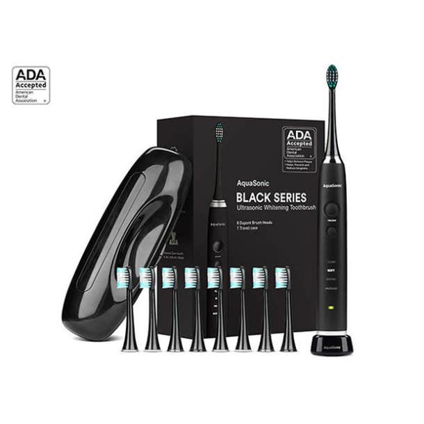 Aquasonic black series toothbrush