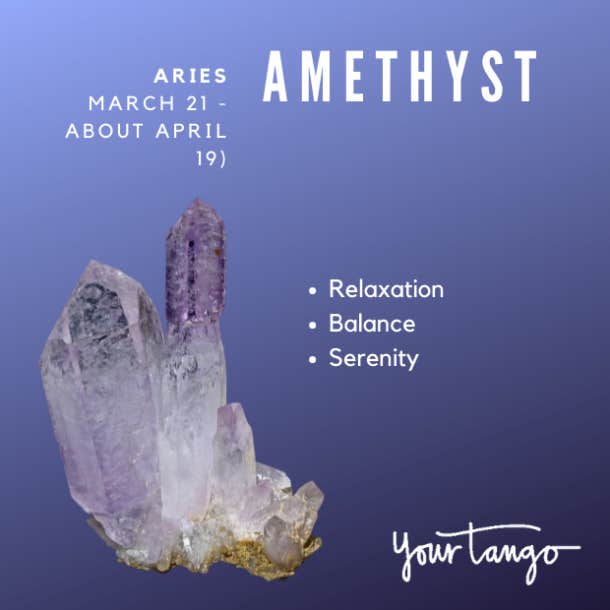 best crystals for aries amethyst
