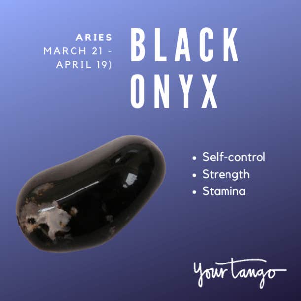 best crystals for aries black onyx