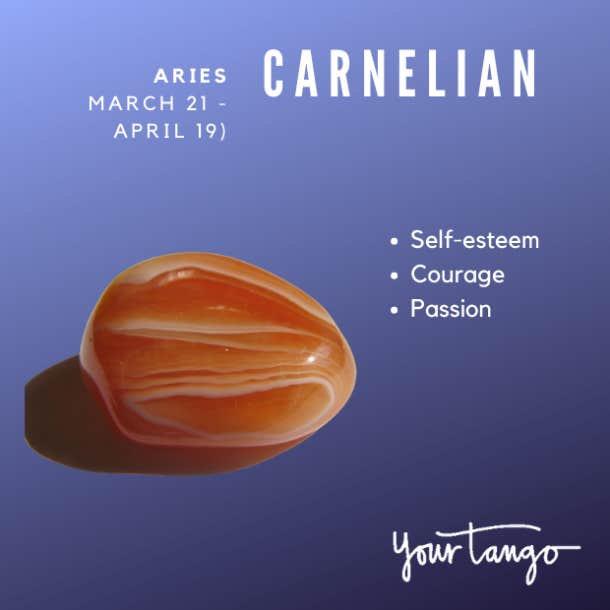 best crystals for aries carnelian