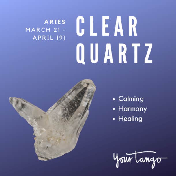 best crystals for aries clear quartz