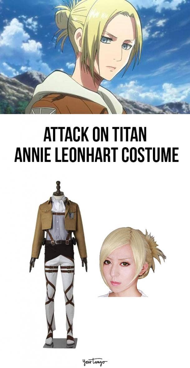 Annie Leonhart Survey Corps Uniform Halloween Costume 