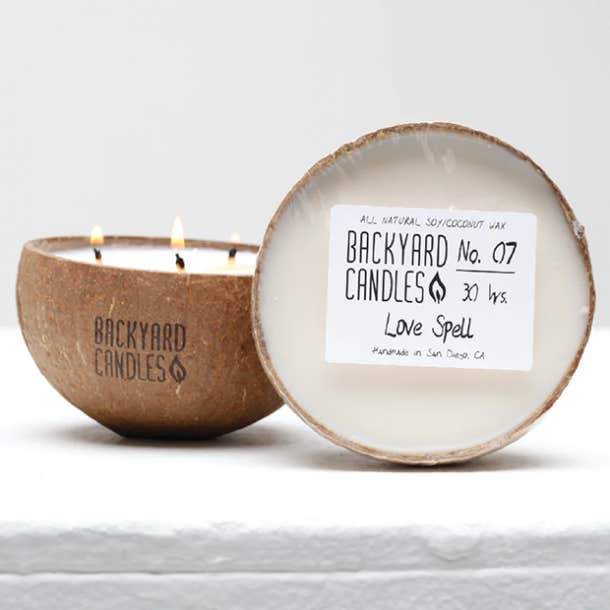Backyard Candles Double Wick Coconut Candle