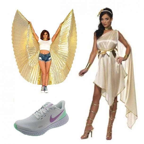 badass halloween costumes for women nike goddess