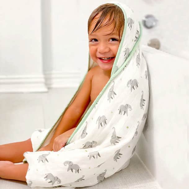 Bamboo LIttle Bamboo Baby Hooded Towel and Washcloth Set