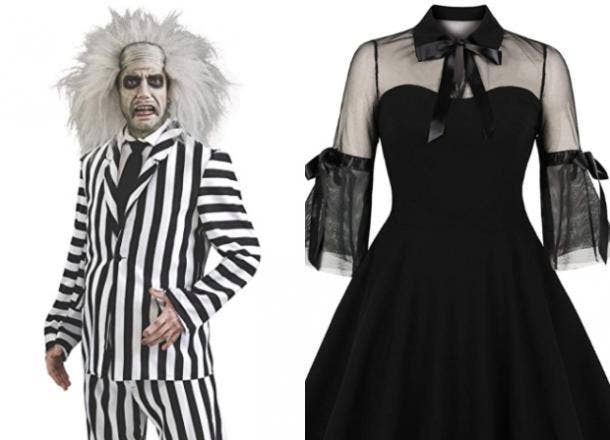 beetlejuice and lydia couples costume