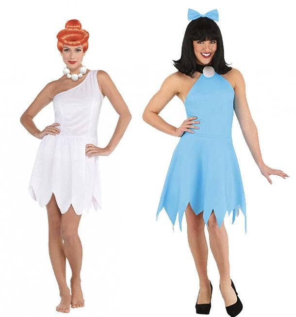 wilma and betty flintstones best friend halloween costumes