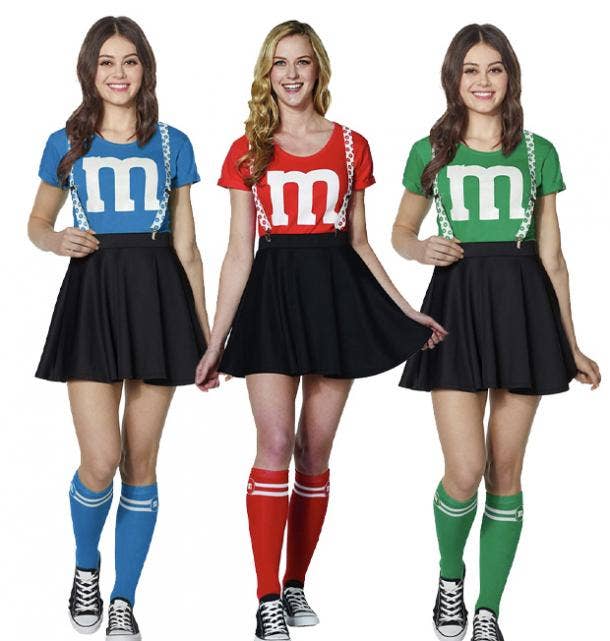 group halloween costumes m&ms