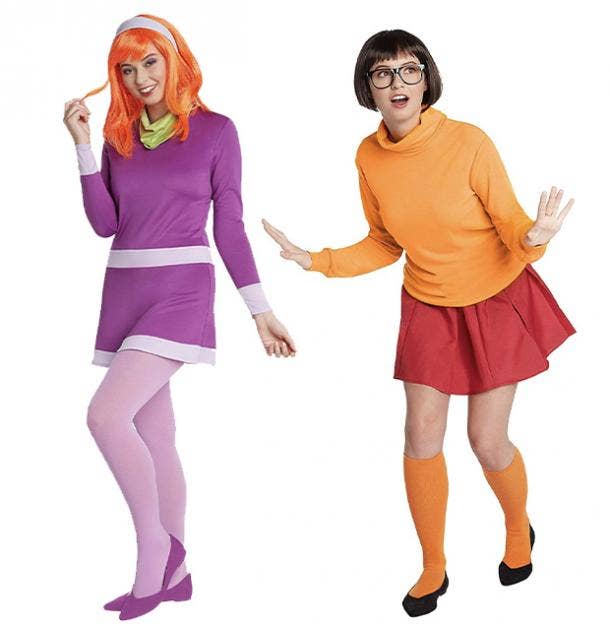 daphne and velma scooby doo best friend halloween costumes