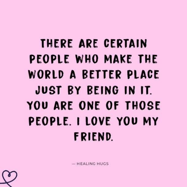 Quotes about love for friends