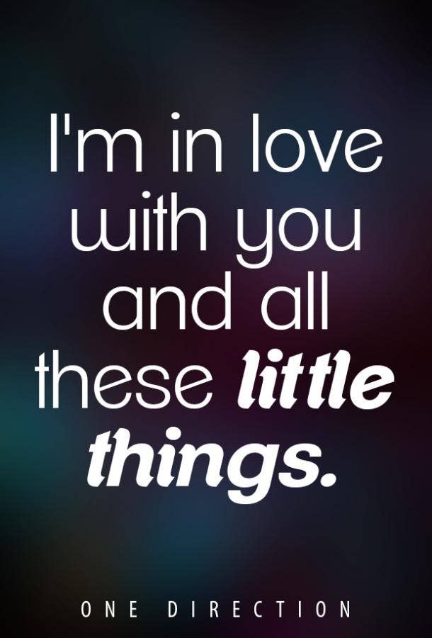 one direction little things love song lyrics