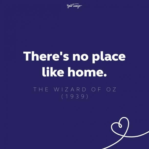 there's no place like home quote