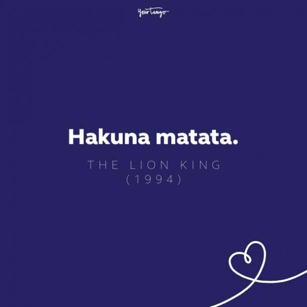 hakuna matata quote