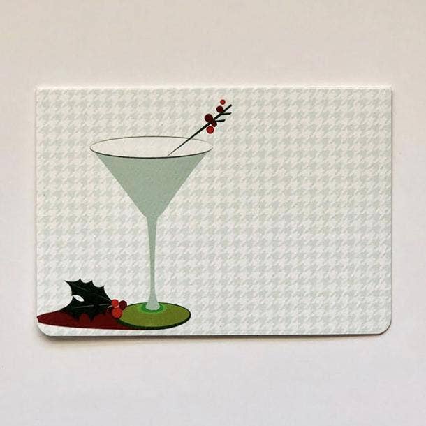 Holiday Cocktail Note Card