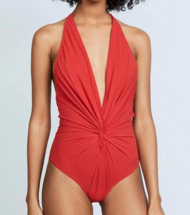 best swimsuit for heavy middle plunge