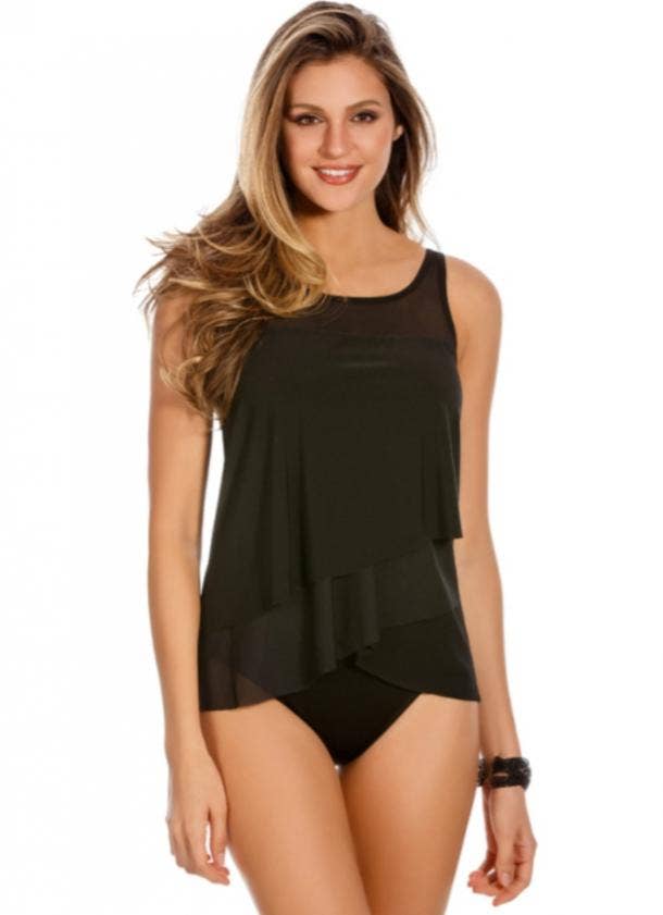 miraclesuit illusionists mirage top best swimsuit to hide tummy