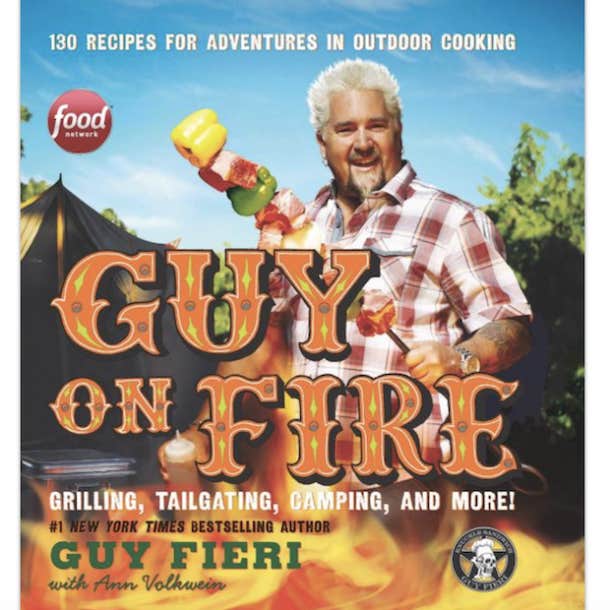 best white elephant gifts under 20 Guy Fieri Outdoor Cook Book