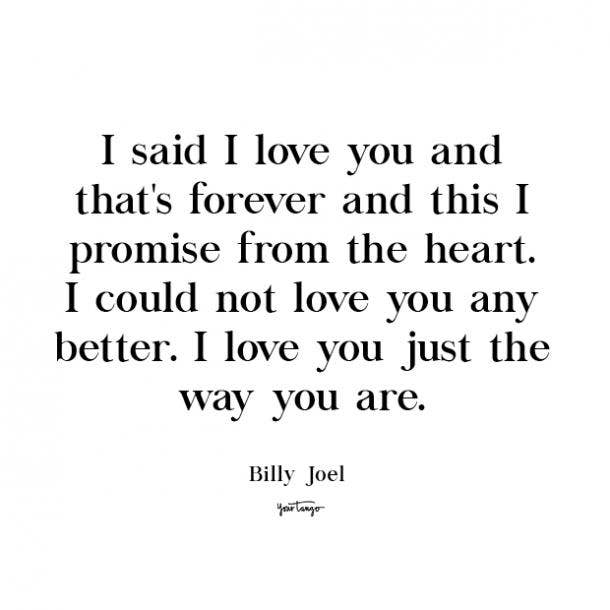 bi;lly joel cute love quote