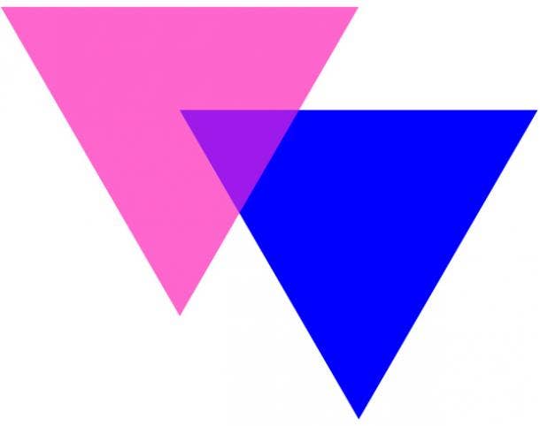bisexual symbol bi angles