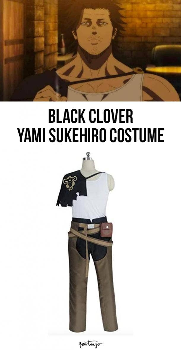 Yami Sukehiro White Tank Black Clover Halloween Costume