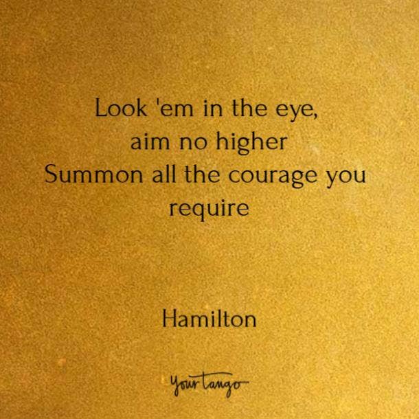 Quotes from Hamilton song lyrics