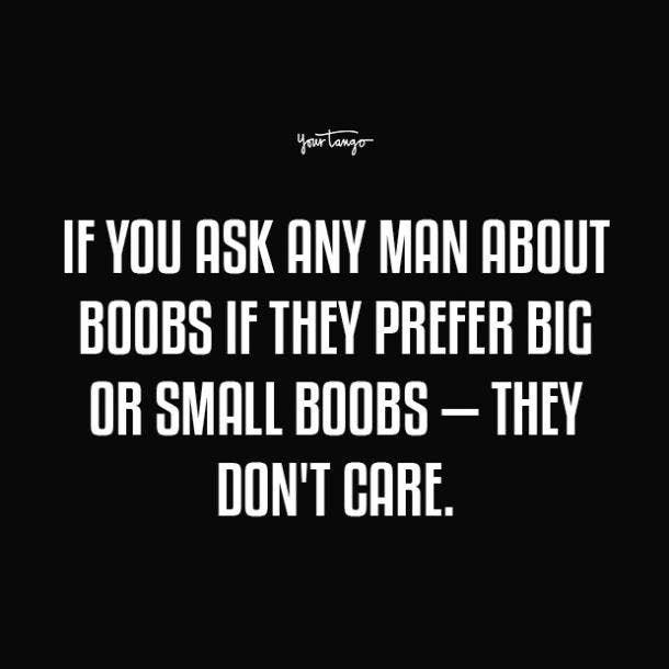 if you ask any man boobs quotes