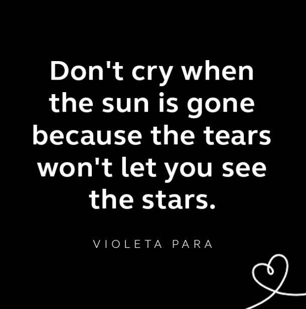 Violeta Para breakup quote