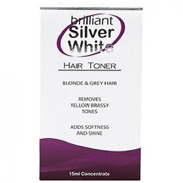 Brilliant Silver White Hair Toner