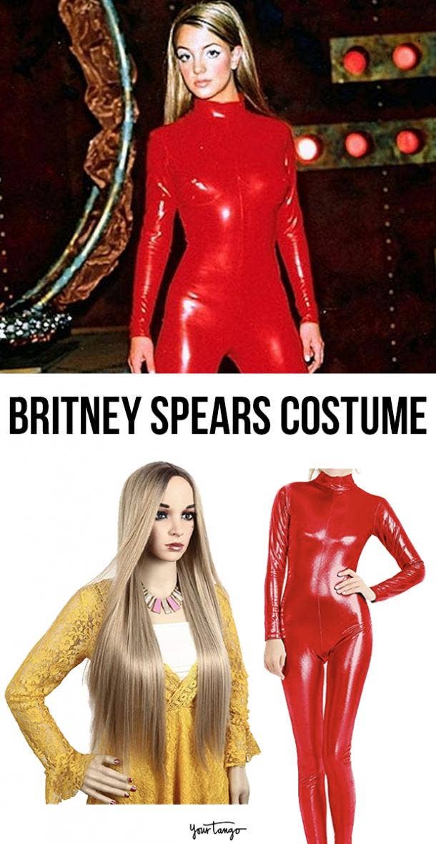 Britney Spears' Red Latex Bodysuit Costume