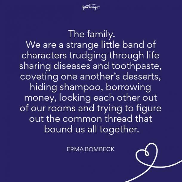 brother and sister quote bombeck
