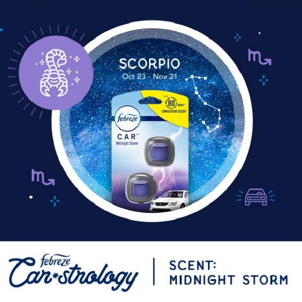 Febreze Has Launched An Astrology Range So You Can Match Your Car's Scent  to Your Star Sign