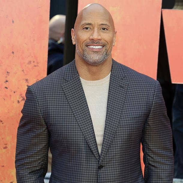 Dwayne The Rock Johnson celebs with loyal fans