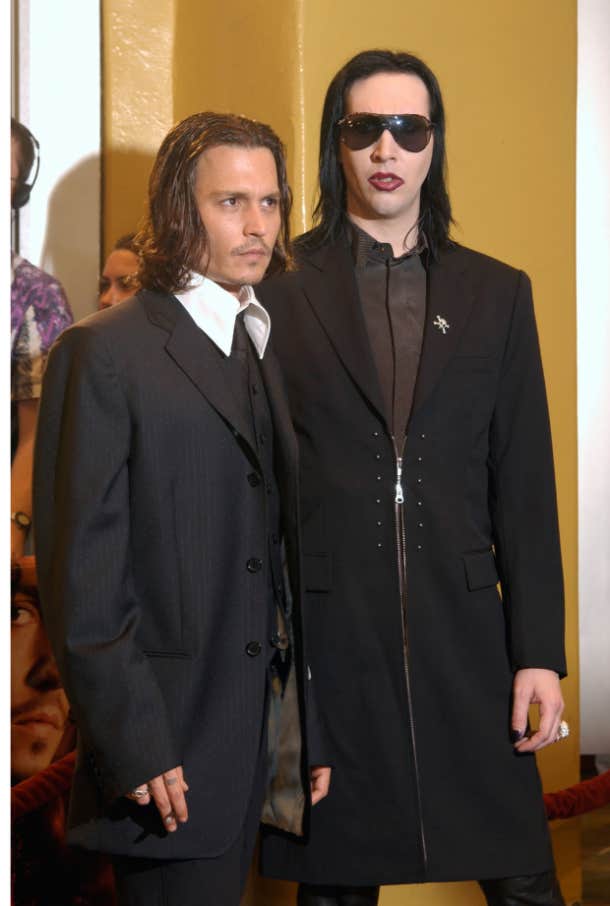 célébrités mentionnées dans johnny depp & amber entendu procès / marilyn manson