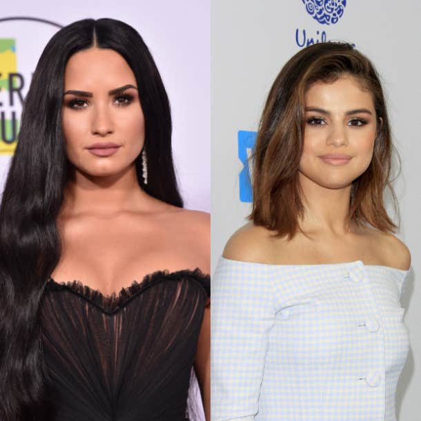 Selena Gomez Demi Lovato celebs who knew each other before they were famous