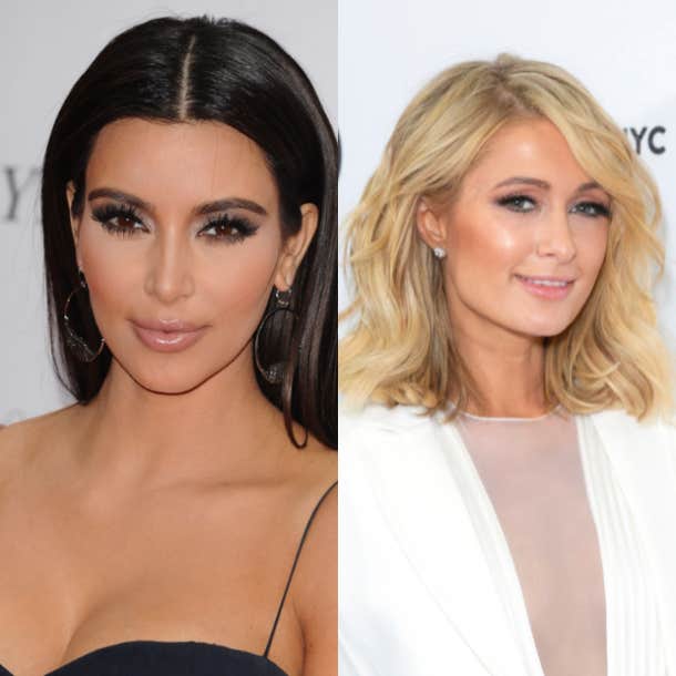 Celebrities Paris Hilton Kim Kardashian who knew each other before they were famous